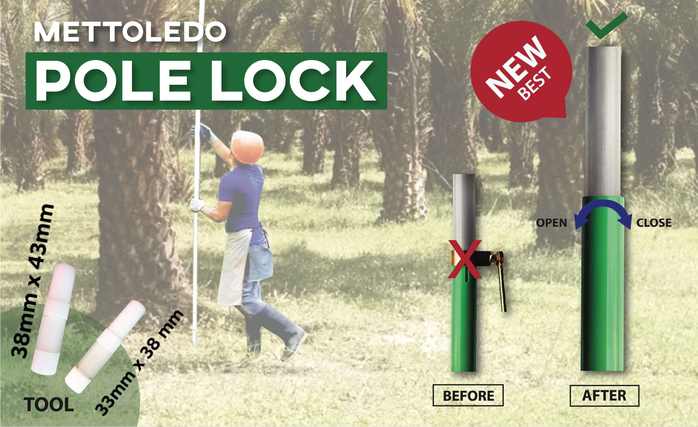 Mettoledo Pole Lock